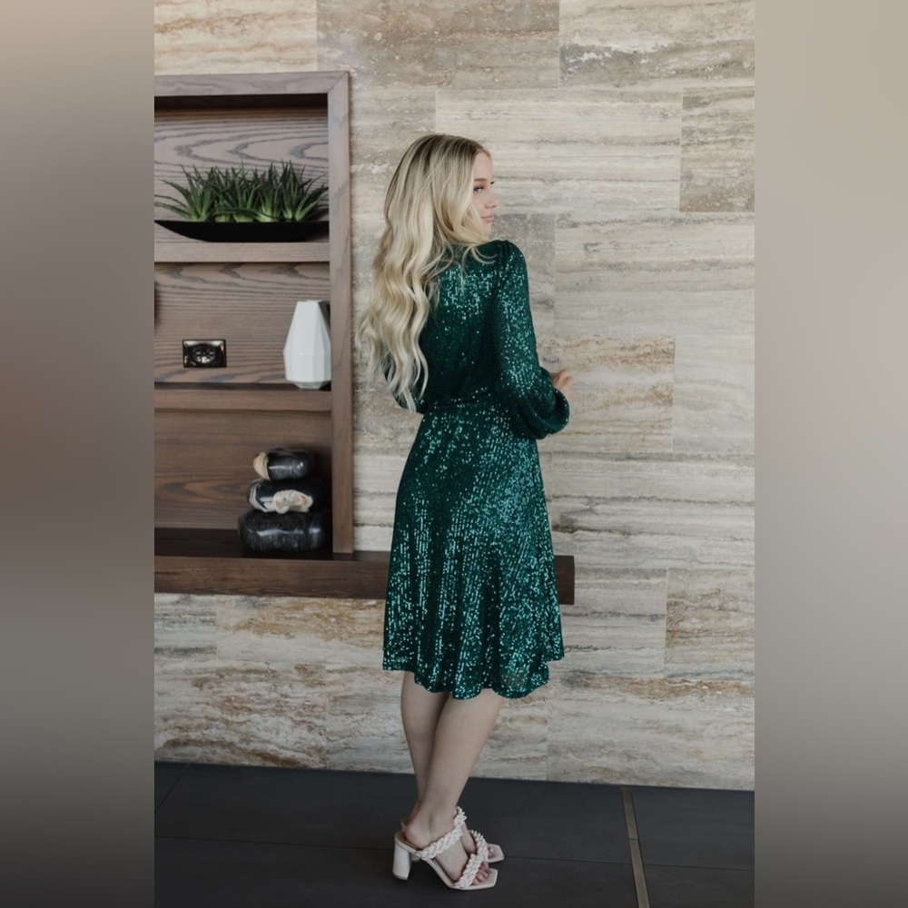 NEW Pink Desert Sequin Dress